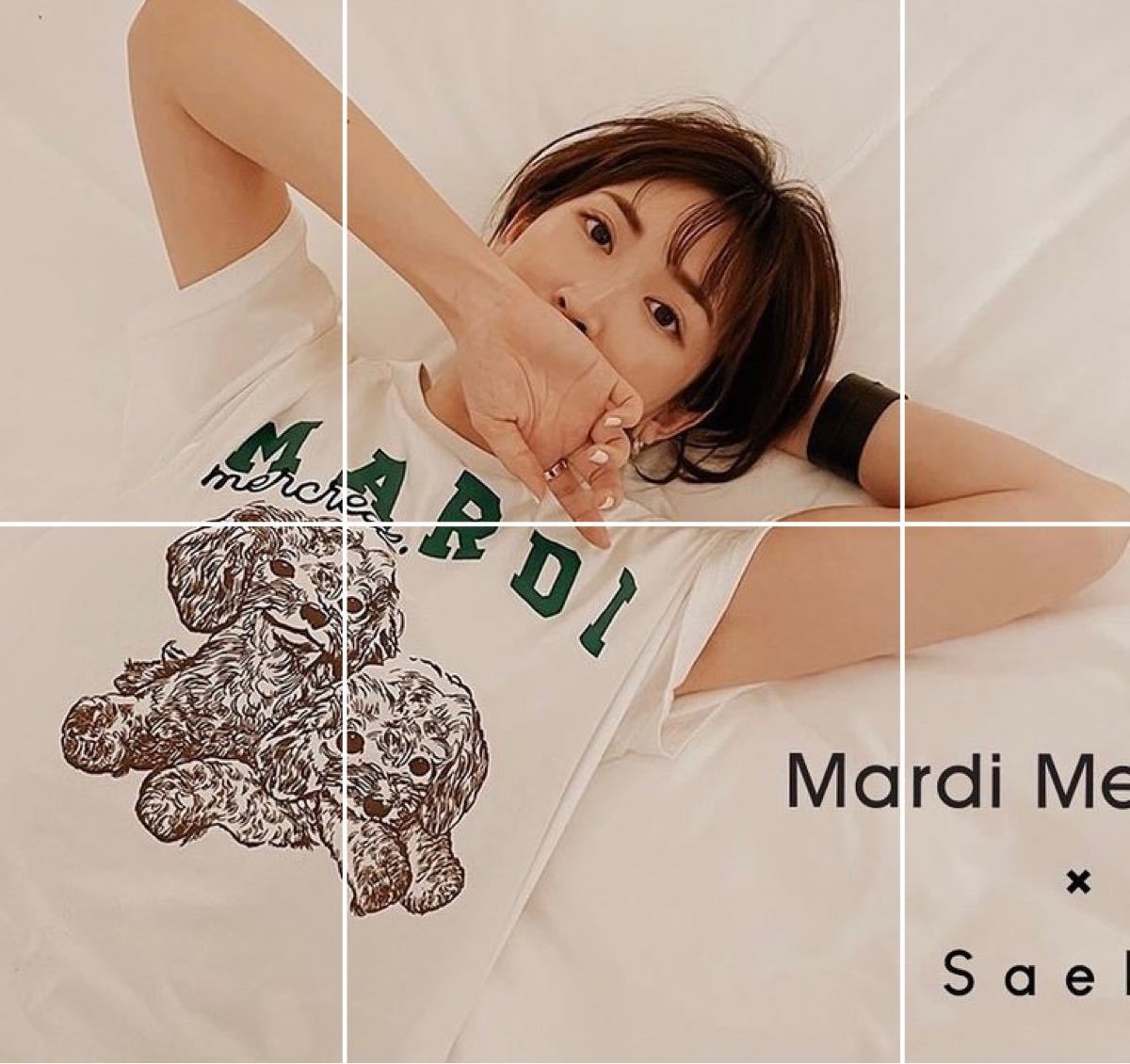 新品 MARDI MERCREDI 紗栄子 マルディメクルディ Tシャツ サエコ 新品 MARDI MERCREDI 紗栄子 マルディメクルディ Tシャツ サエコ