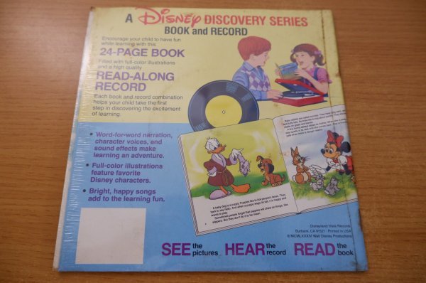 EPc-9382< новый товар нераспечатанный / 33 вращение / 7 дюймовый >Disney DISOVERY SERIES BOOK and RECORD BABY ANIMALS