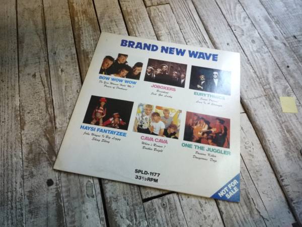 Qh069 Brand New Wave BOW WOW WOW JOBOXER EURYTHMICS HAYSI FANTAYZEE CAVACAVA ONE THE JUGGLER SPLD-1177 record sample record 