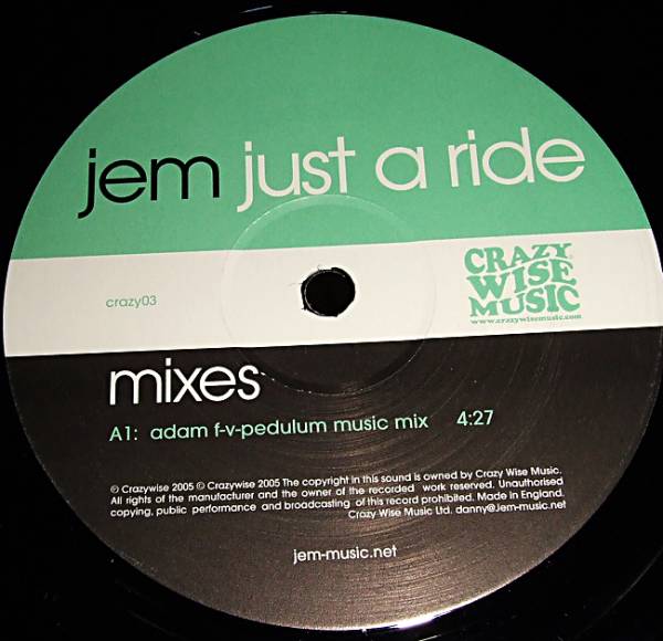 r*tab 試聴 Jem: Just A Ride (mixes)_画像2