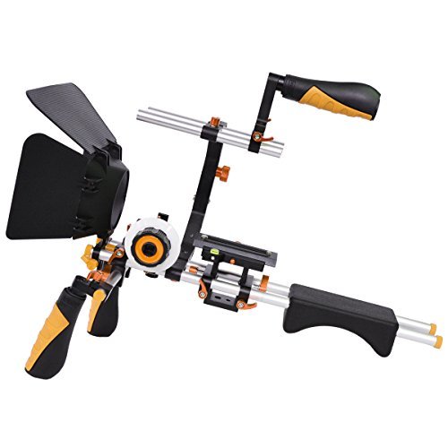 simawan DSLRリグセットFilm MakingシステムShoulder Rig Support withマッ(中古 良品)