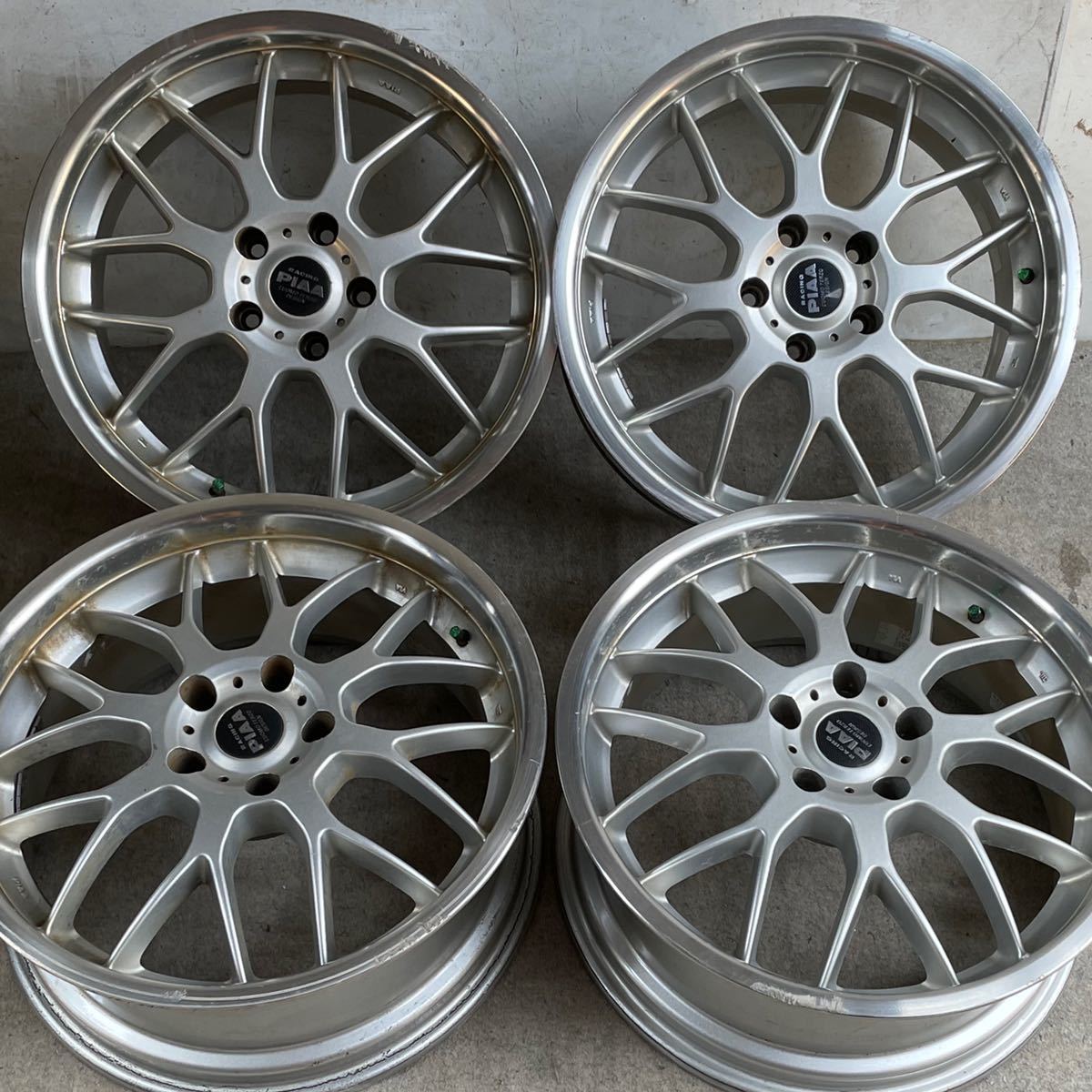 ＰＩＡＡ ＳＰＯＲＴ ＭＥＳＨ １８インチ×7.5J＋42 PCD 114.3/5穴ホイールのみ4本。NXRAV4 ハリアー ヴァンガードCX-5 CX-8エスティマ 等_画像1