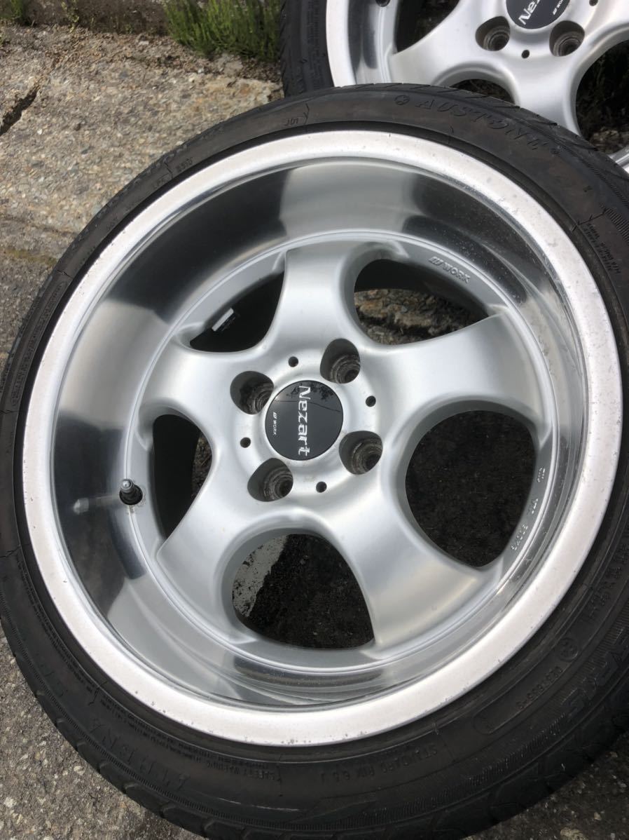 WORKワーク Nezart ネツァルト15インチ8J+25 7J+25 4H/100 bB プロ