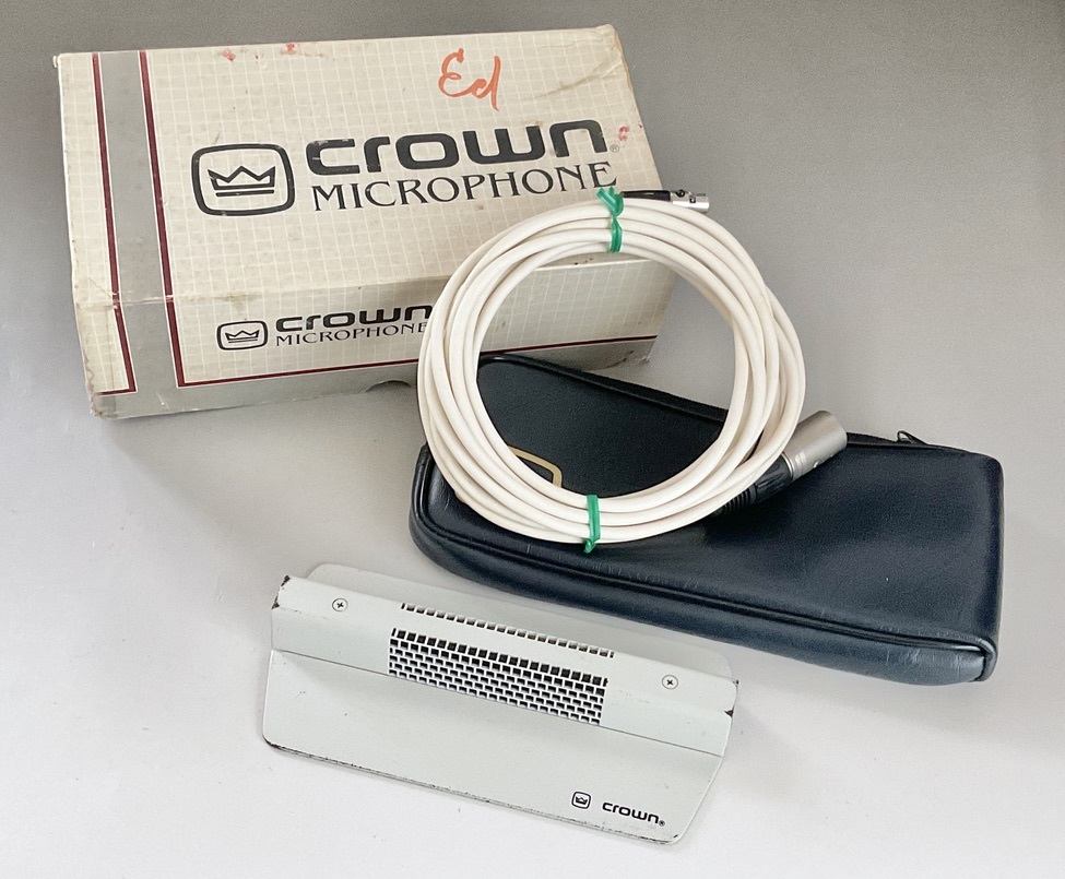 ☆完動品☆ CROWN PCC 160 バウンダリーマイク ホワイト 白 ☆完動品☆ CROWN PCC 160 バウンダリーマイク ホワイト 白