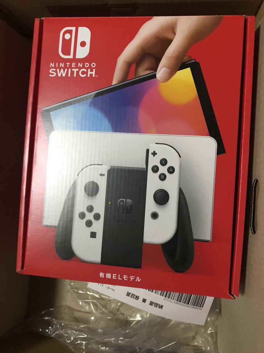 ニンテンドースイッチ Nintendo Switch 有機ELモデル ホワイト 保証書