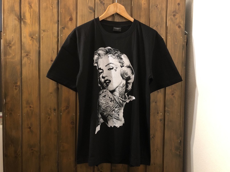 マリリンモンロー × タトゥー パロディ プリントTシャツ L ハリウッド ...