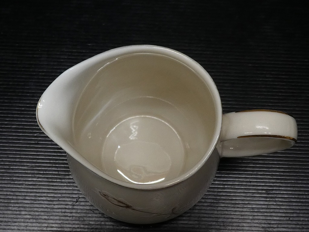 ●Noritake Ivory China ノリタケ 薔薇 ローズ柄 ミルクピッチャー 金彩 高さ約11.2㎝●_画像6