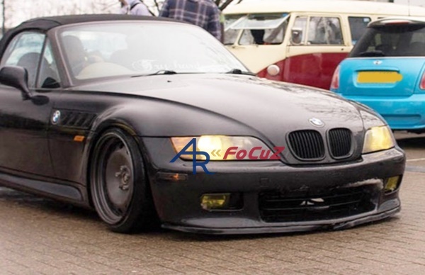 BMW E36 Z3 フロントグリル キドニーグリル セット 艶消黒 マットブラック ABS樹脂製_画像3