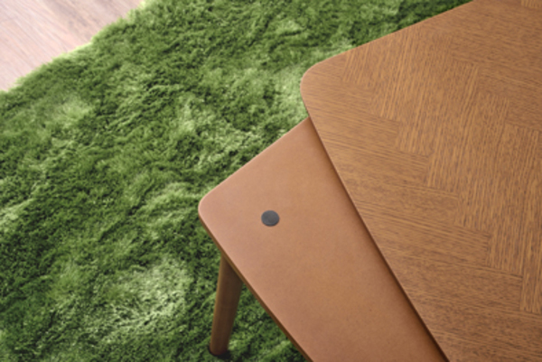 東谷 あずまや KT-111 コタツテーブル ブラウン 天然木化粧繊維板(オーク) 天然木(ラバーウッド) ウレタン塗装 天然木_画像10