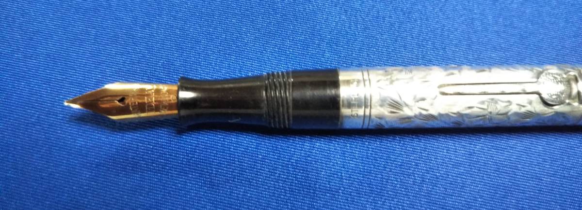 WATERMAN 452 1/2 V Sterling Leaf Filigree fountain pen 