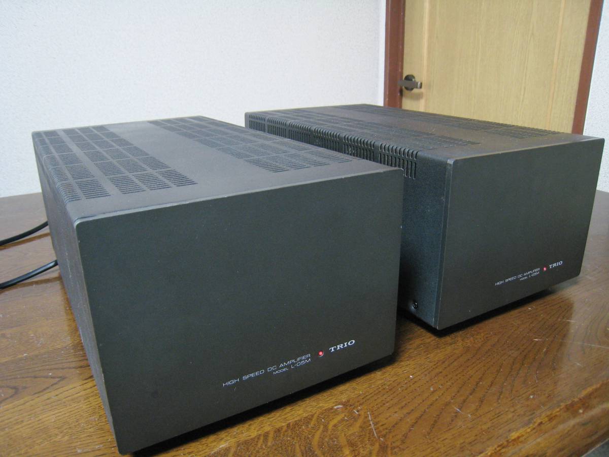TRIO(トリオ) 現ケンウッド L-05M DCパワーアンプ ペア2台 エミッタ