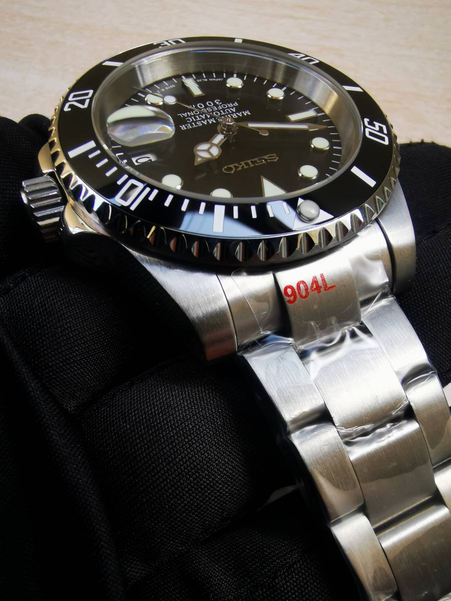 ガラス ヤフオク! - 1円〜 SEIKO MOD 40mm ブラック カスタム セイコ... スペック