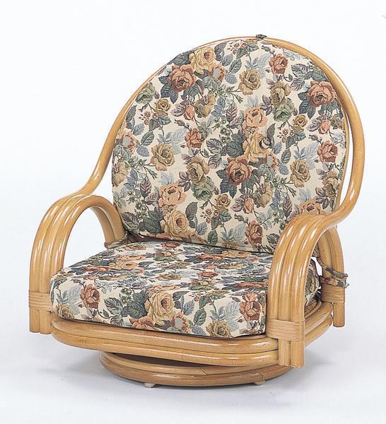 【人気No.1】 今枝商店 ラタン 籐 ラウンドチェアー 回転座椅子 S581 座椅子