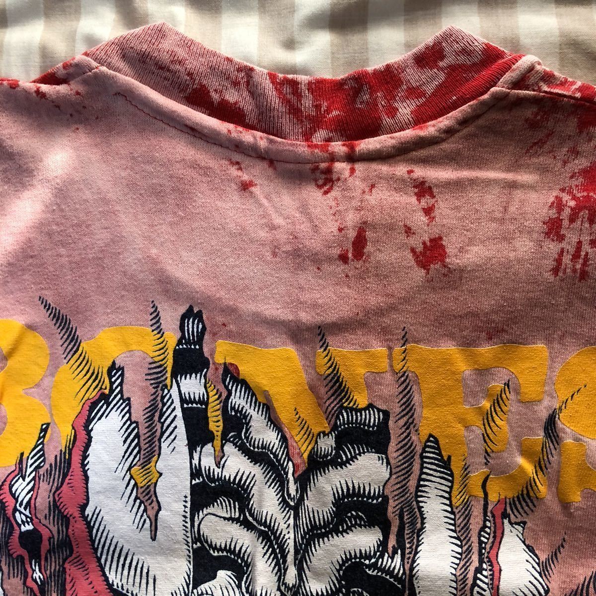 80s POWELL PERALTA タイダイ ブリーチ Tシャツ S BONES 80s POWELL PERALTA タイダイ ブリーチ Tシャツ S BONES