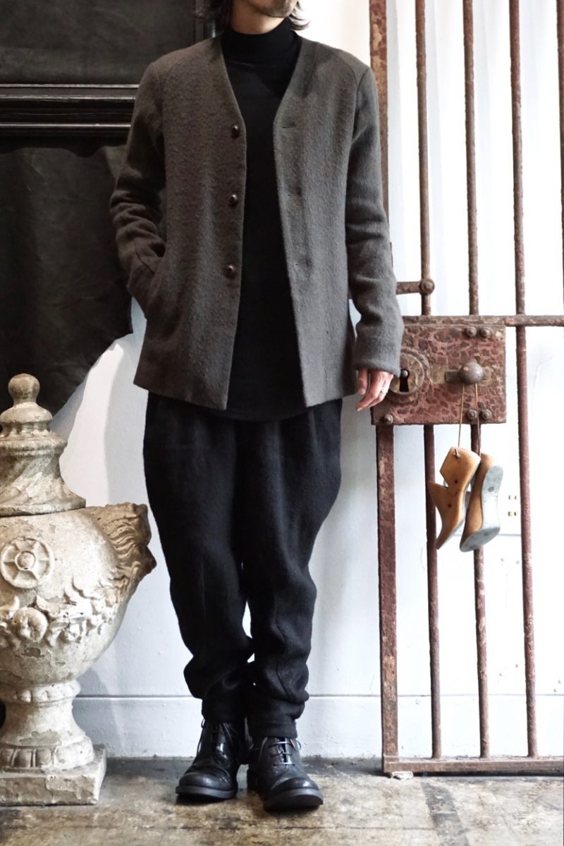 定価104500円 新品☆ DEVOA Jacket Camel Linen キャメル リネン