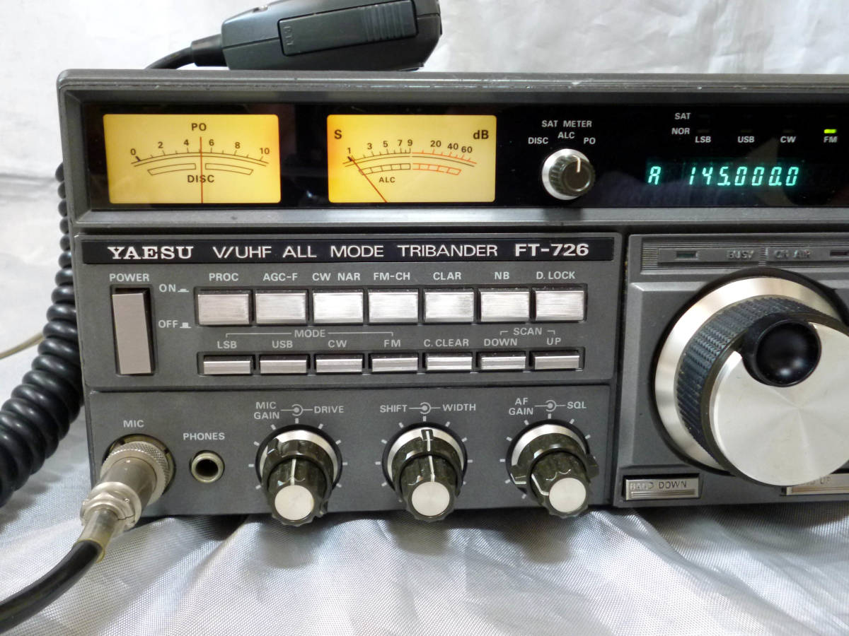 YAESU FT-726 50/144/430 10Wトランシーバー 動作品