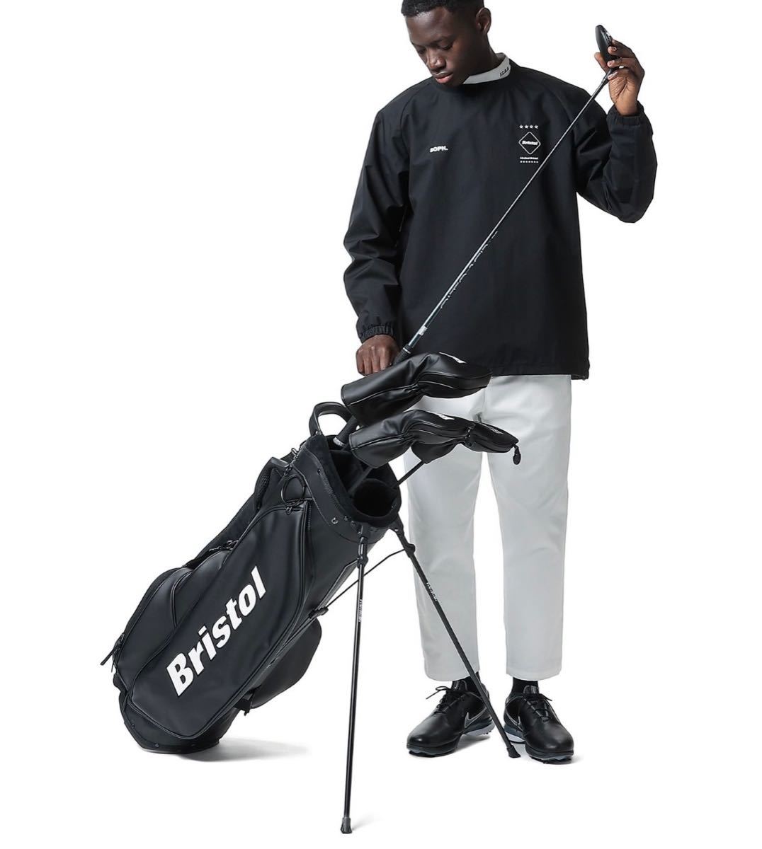 PayPayフリマ|FCRB ゴルフバッグ GOLF BAG 黒