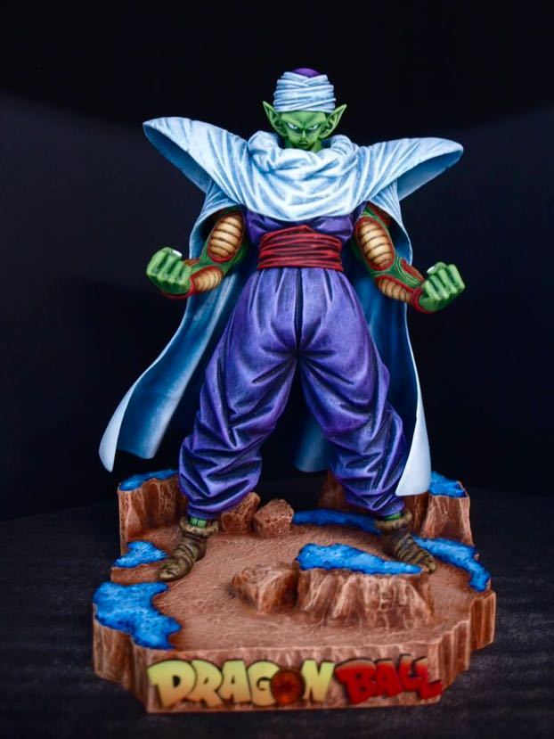 ドラゴンボール フィギュア リペイント ピッコロ ロゴ入り台座制作