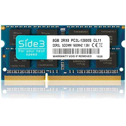 倉庫 値下げ 8GBx1枚 Side3 ノートPC用 メモリ DDR3-1600 PC3L-12800S 8GB x 1枚 t669.org t669.org