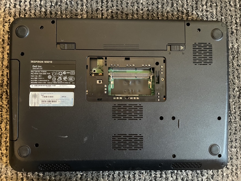 A9 1000円スタート DELL inspiron N5010 P10F001 ノートパソコン ジャンク product details |  Yahoo! Auctions Japan proxy bidding and shopping service | FROM JAPAN