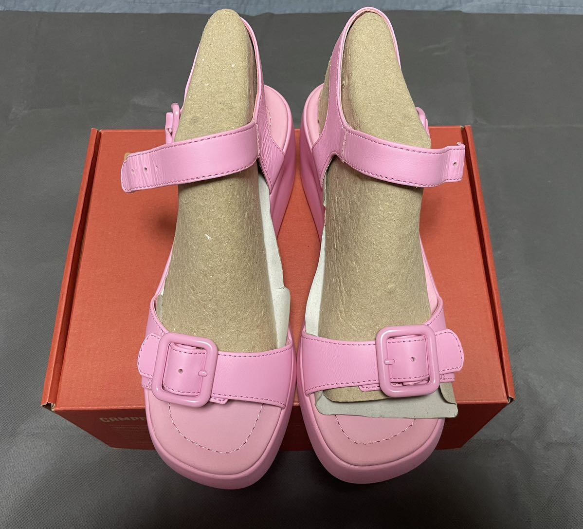国内発送camper kaah ピンク 23cm カンペール サンダル CkTgE