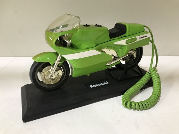 お勧め・Kawasaki　YE-500　バイク型固定電話　ユピテル工業株式会社　電話器　レトロ　コレクション品_画像1