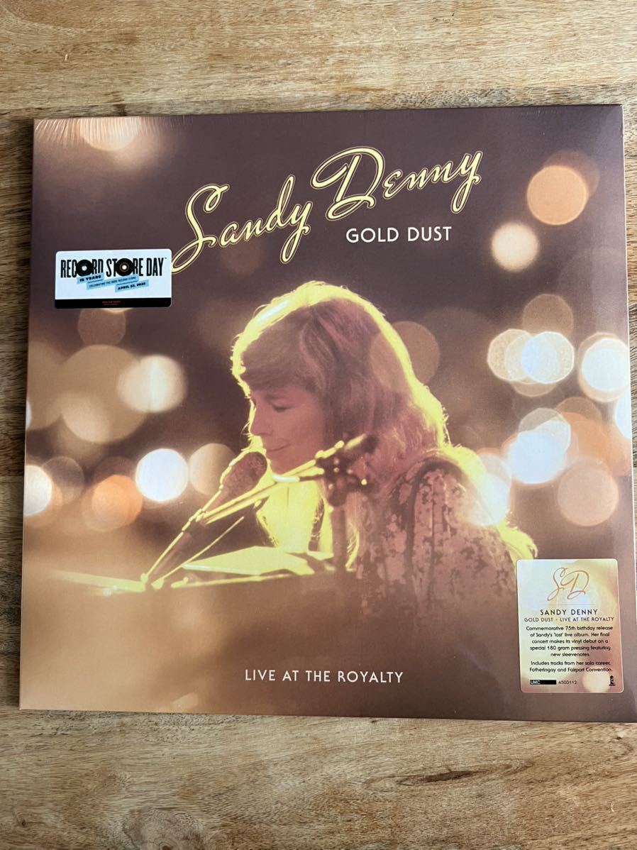 送料無料 未開封！ Sandy Denny Gold Dust Live At The Royalty LP RSD 2022 _画像1