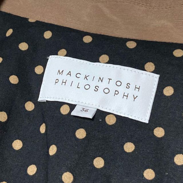 洗えるマッキントッシュ フィロソフィー ダブル ジャケット リネンブレンド 36サイズ MACKINTOSH PHILOSOPHY_画像8