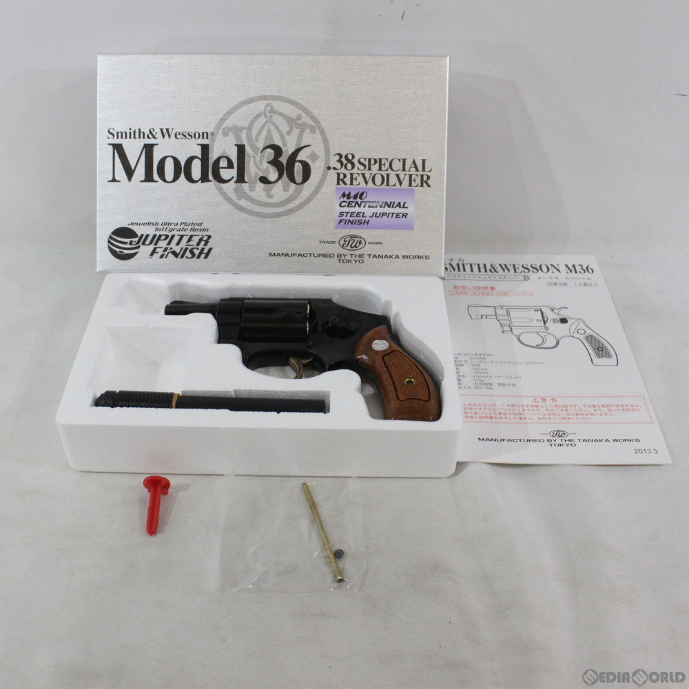 タナカ ガスリボルバー S&W M40 センチニアル 2インチ スチール