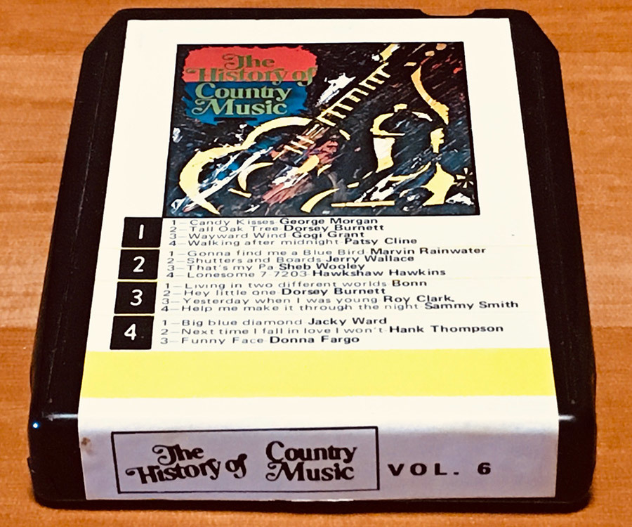 ◆8トラック(8トラ)◆完全メンテ品□《曲解説ナレーション入》[THE HISTORY OF COUNTRY MUSIC VOL.6] ◆_画像4