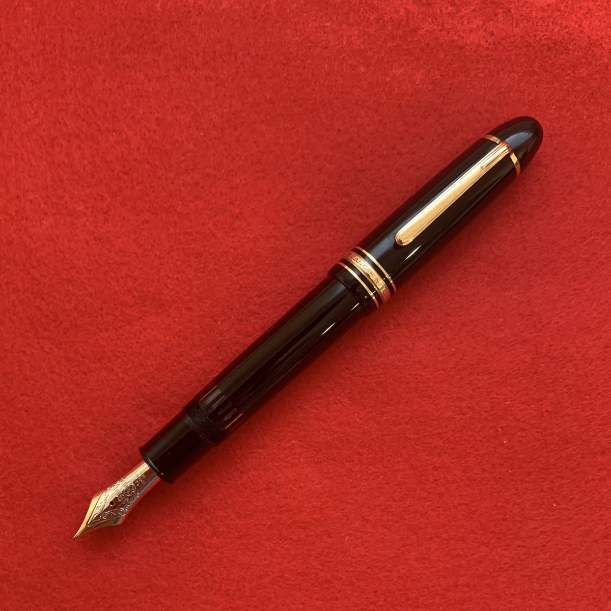 超美品 モンブラン 149 14C 中白 フラットペン芯 70年代 マイ