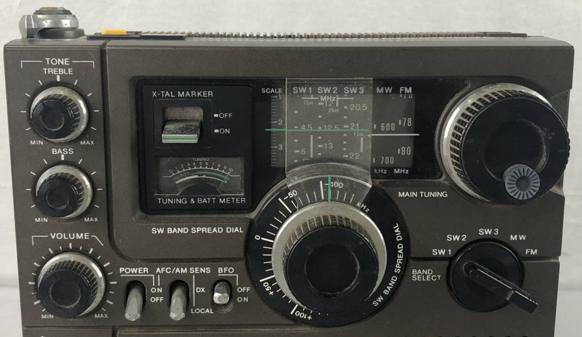 【HI608】SONY ソニー ICF-5900 スカイセンサー ラジオ FM/AM 昭和レトロ_画像8