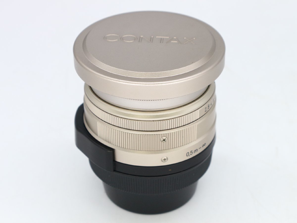 CONTAX コンタックス Carl Zeiss カールツァイス Biogon T* 28mm F2.8 カメラレンズ レンズフード付_画像9