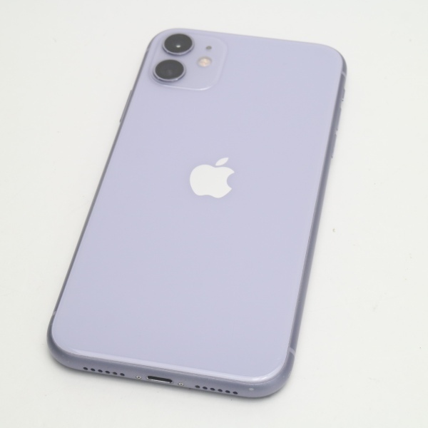 美品 SIMフリー iPhone 11 256GB パープル スマホ 本体 白ロム あす