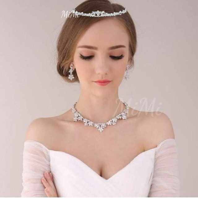 biju- Tiara accessory u Eddie ng head dress wedding silver hair accessory wedding accessory flower new goods 