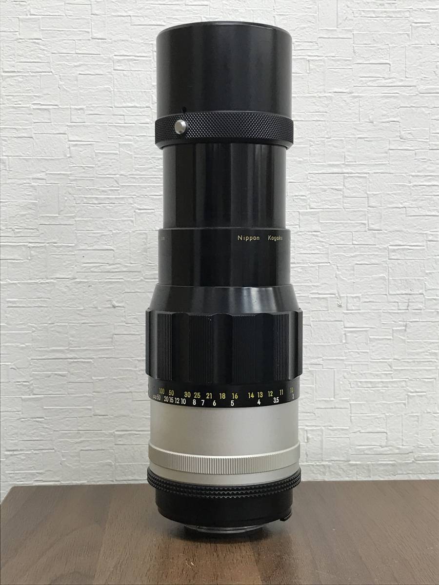 H137 ニコン Nikon NIKKOR-Q Auto 200mm F4 Ai改 ニッコール-Q カメラレンズ 望遠レンズ 動作確認済み_画像9