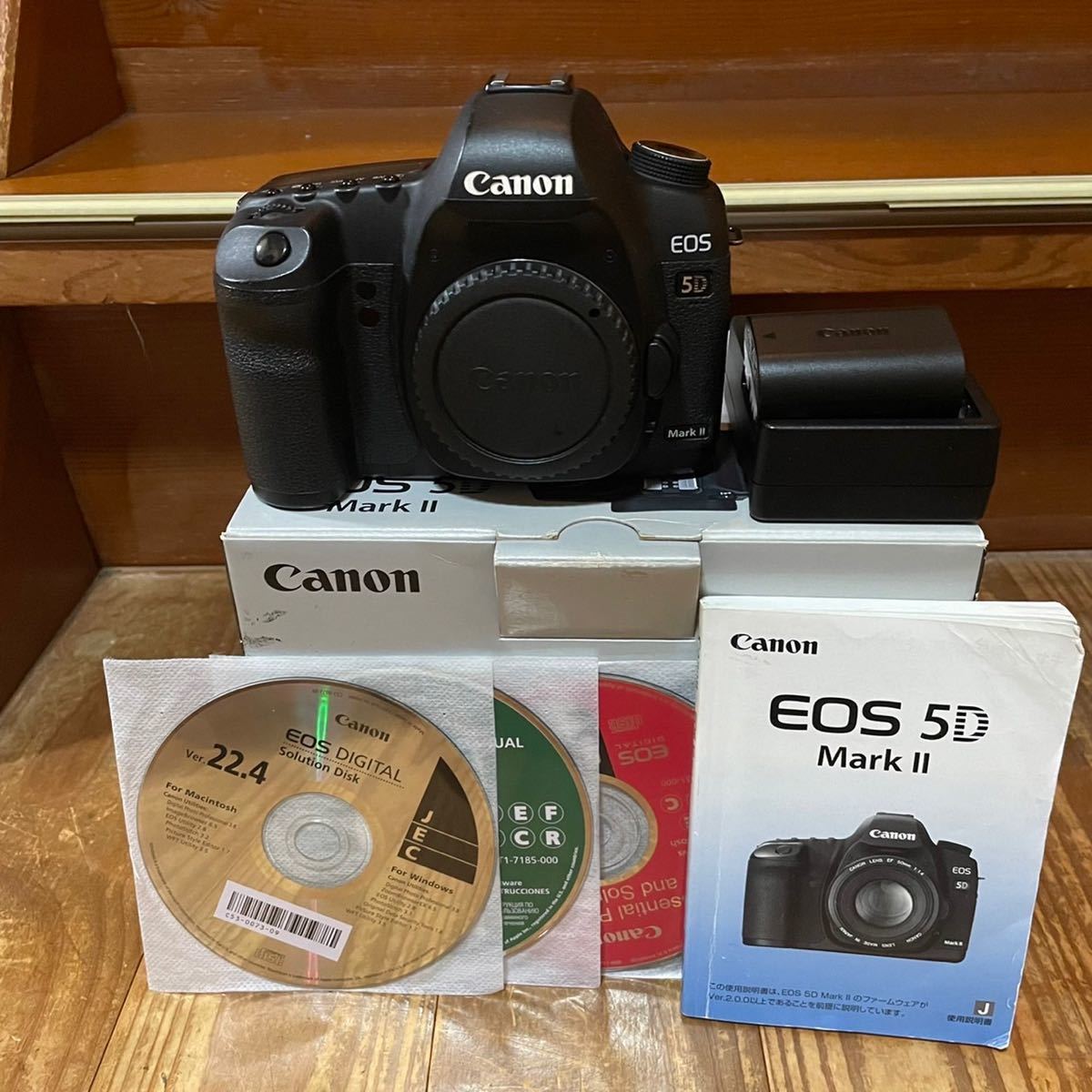 ☆1円スタート☆ Canon キヤノン EOS 5D Mark II ボディ dinkes