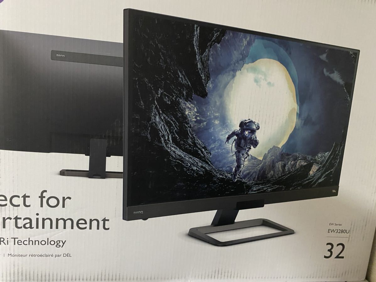 BenQ 32インチ IPSパネル 4K HDR10 対応 ビデオエンジョイメント