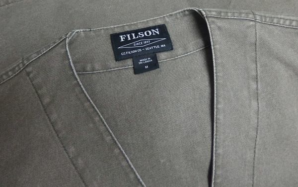 FILSON フィルソン DRY TIN CLOTH CRUISER VEST クルーザー ベスト M_画像3