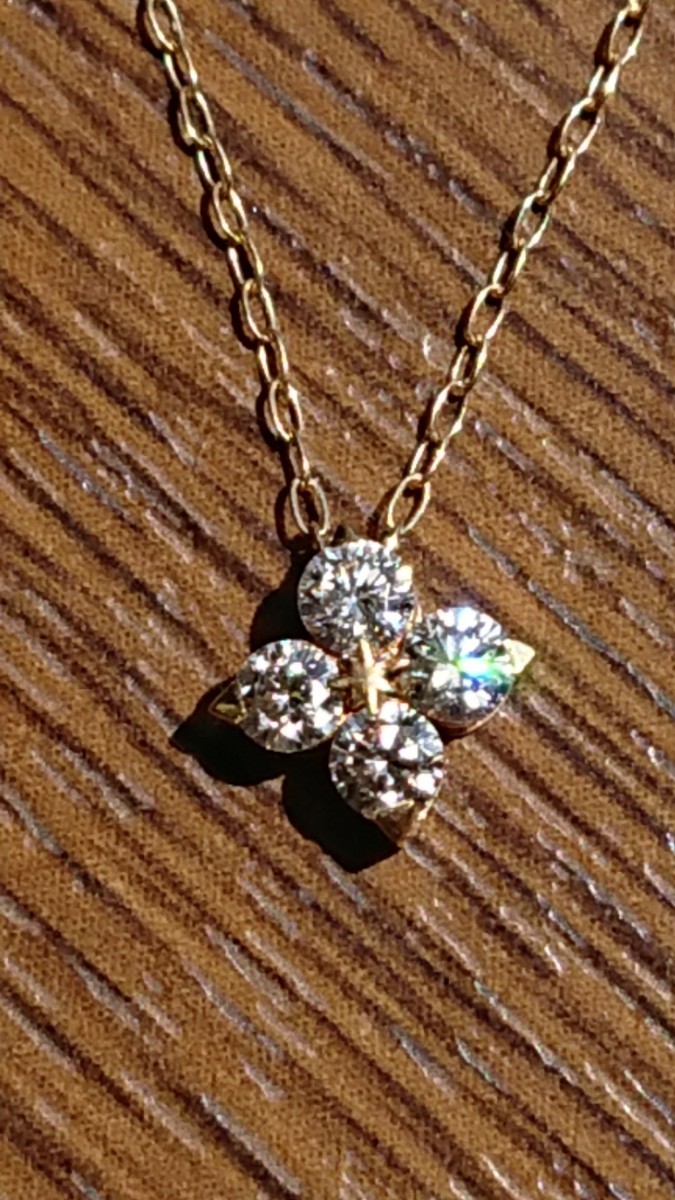 高質で安価 ダイヤモンド 0.2ct ネックレス k18 - レディース 国内在庫有り 新品未使用 K18 ダイヤモンドネックレス 0.2ct ダイヤ PG ネックレス