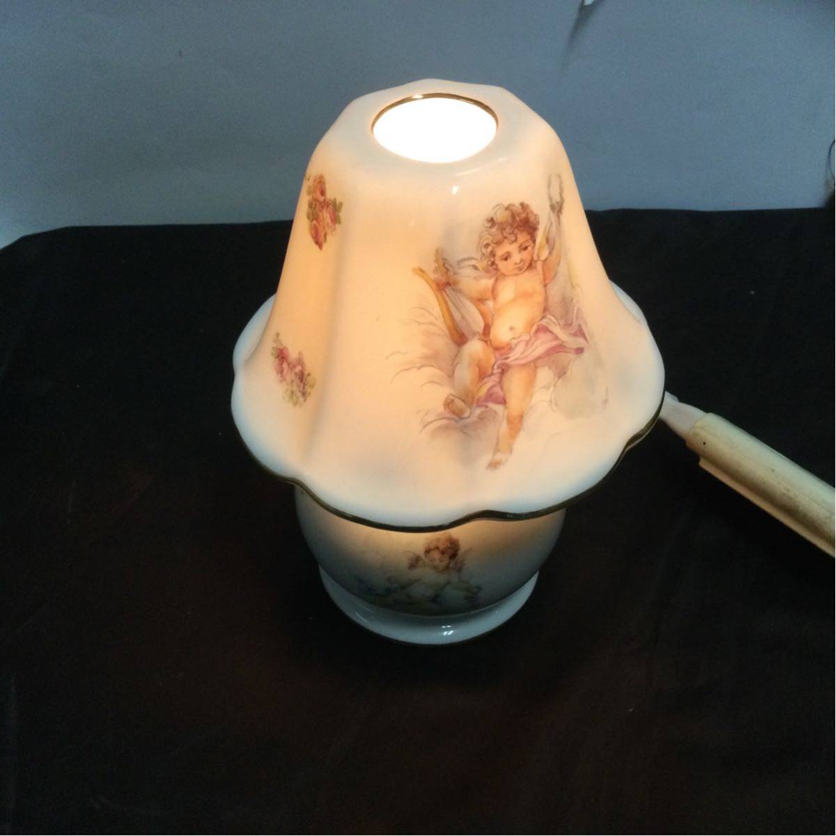  прекрасный товар Reichenbach керамика электрический подставка laihi.mba - Германия ангел свет стол лампа настольный лампа настольная лампа 