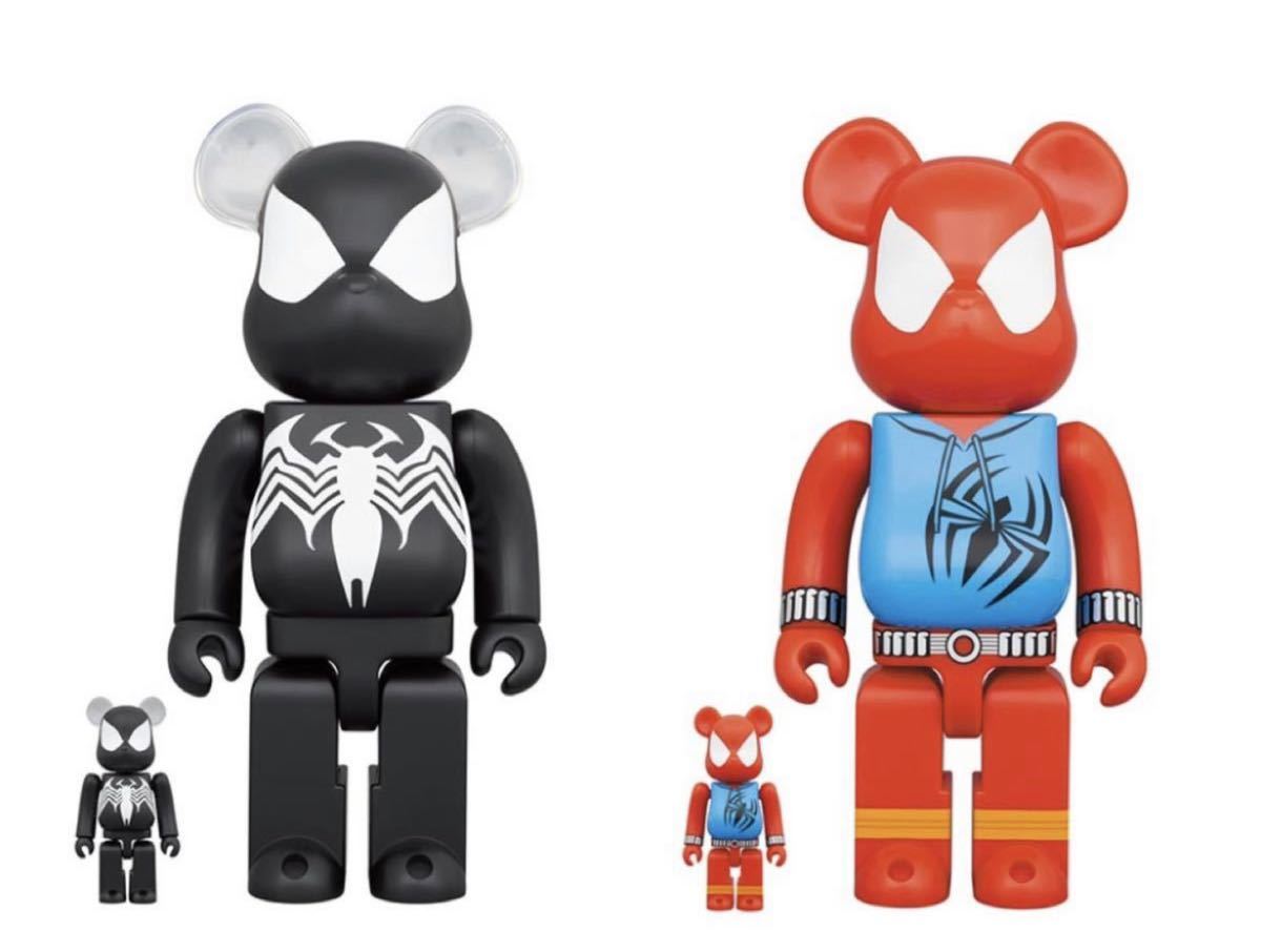 BE@RBRICK スパイダーマン ブラックコスチューム スカーレット
