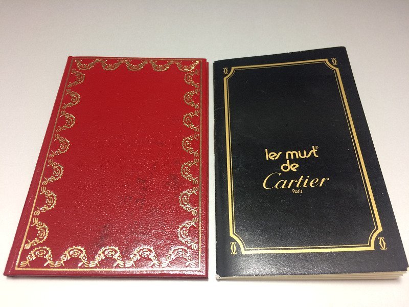 カルティエ ライター ゴールドｘブラック Cartier 専用ケース付き 冊子付 オープナー付き 現状渡し ガスライター ◆27_画像8