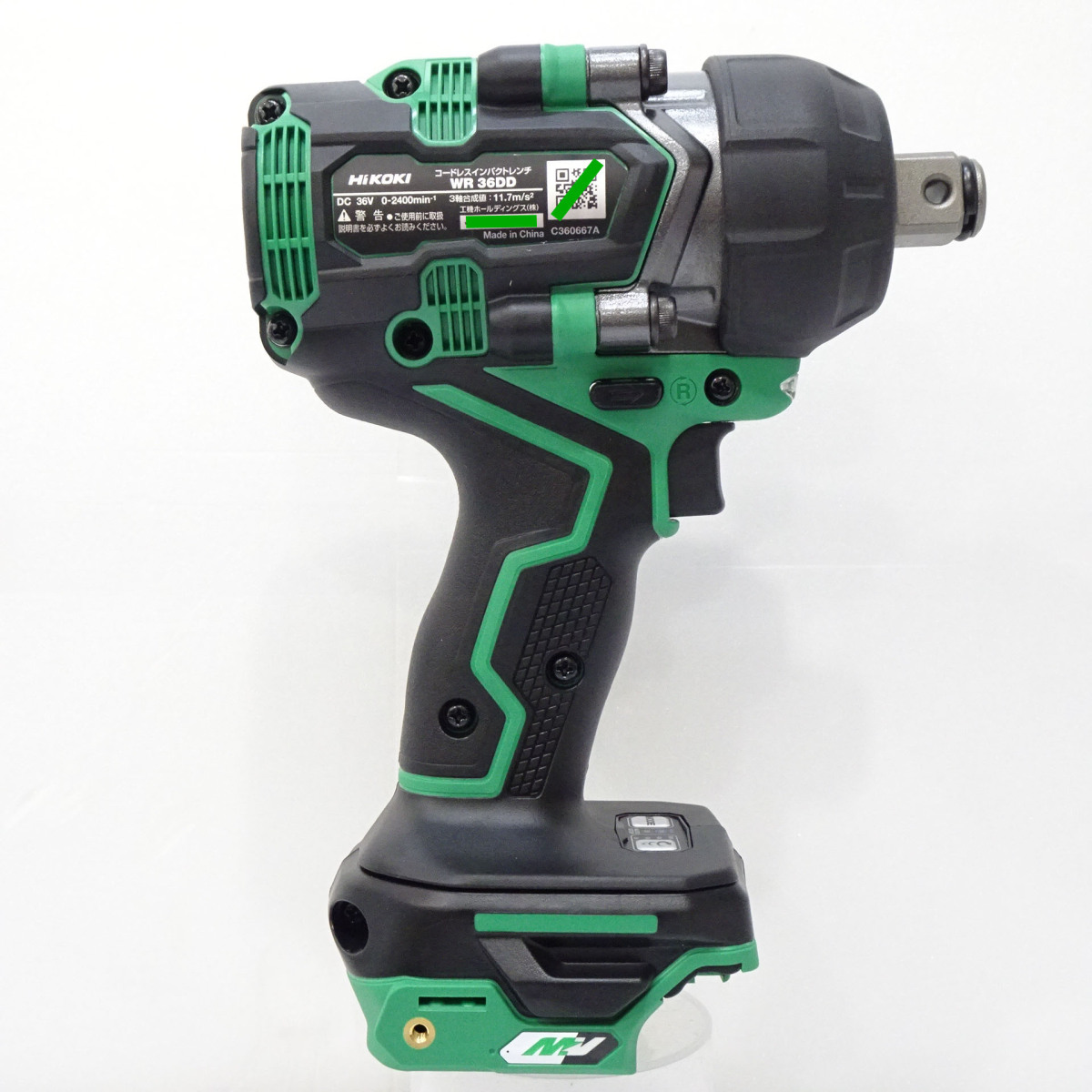 新品】HiKOKI ハイコーキ 36V 19mm コードレスインパクトレンチ WR36DD