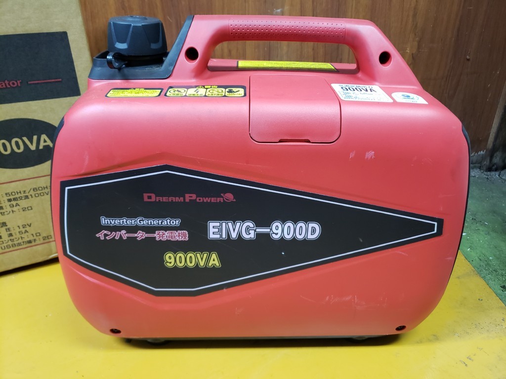 ナカトミ インバーター発電機 EIVG-900D バイクのタイヤ ナカトミ インバーター発電機 EIVG-900D バイクのタイヤ