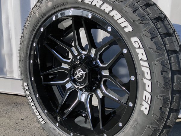 新品 20x10 サーフ プラド タコマ XF OFFROAD XF222 20インチマッドタイヤホイール MONSTA TERRAIN GRIPPER 265/50R20 275/55R20 285/55R20_画像7