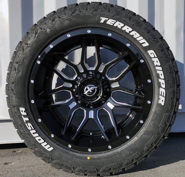 20x10 80ランクル ランクル80 XF OFFROAD XF222 20インチマッドタイヤホイール MONSTA TERRAIN GRIPPER 265/50R20 275/55R20 285/55R20