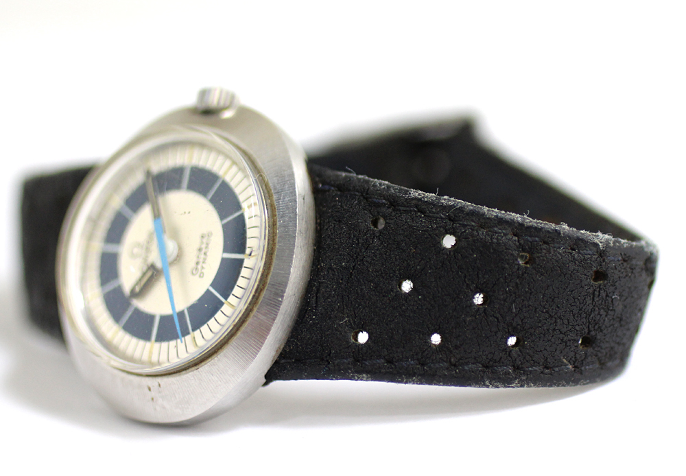 【OMEGA】オメガ　Geneve DYNAMIC　ジュネーブ ダイナミック TOOL 102　手巻き　シルバー×ブルー　レディース　腕時計_画像6