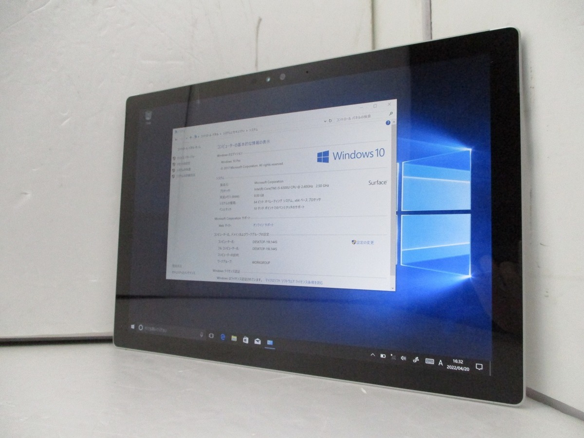 ☆Microsoft Surface Pro 4 Core i5 6300U 2.4GHz 8GB 256GB(SSD) 12