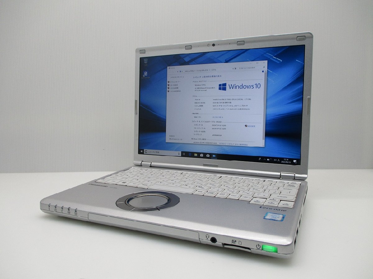 受賞店受賞店☆Panasonic Let's Note CF-SZ6 Core I5 7300U 2.6GHz 8GB